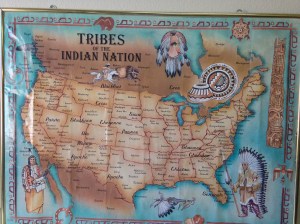 Map of the Native American Tribes.