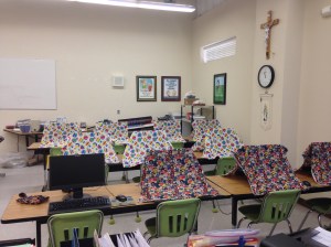 All these new computers were donated!