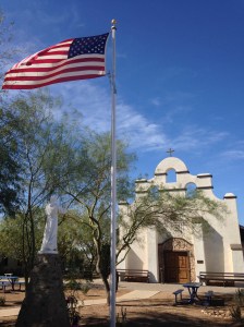 St. Peter's Mission Church in Bapchule, AZ.
