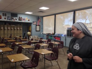 Teaching the children gives her joy.