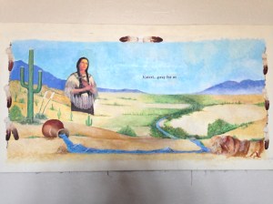 A Painting by one of the Parishioners.