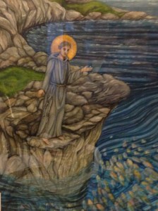 St. Anthony of Padua preaching to fishes.