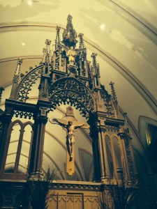 This breathtakingly beautiful structure is behind the Altar!