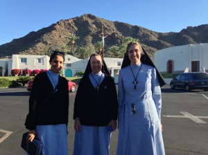 Sr. Sabrina, Sr. Mary Dolora and Sr. Anthony Mary