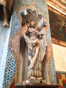 St. James the Greater, the Patron of Spain, who is responsible for the sea shell theme and this Feast Day!