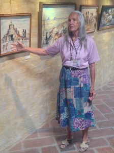 Carol Locus, our tour guide and friend of DeGrazia.