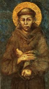 Fresco of St. Francis of Assisi 