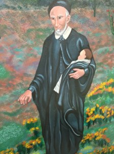 St. Vincent de Paul, Patron of charitable activities.