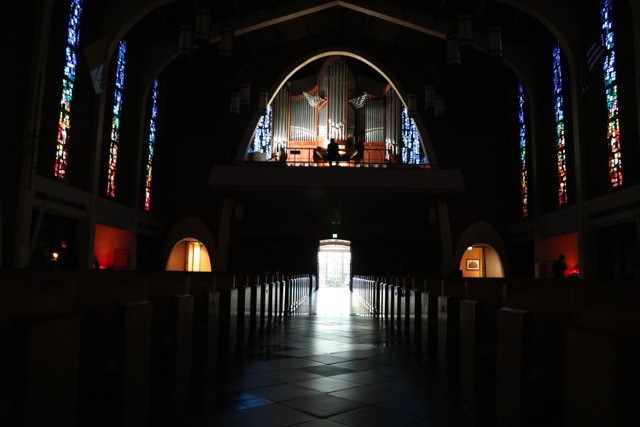 Cathedral completely dark